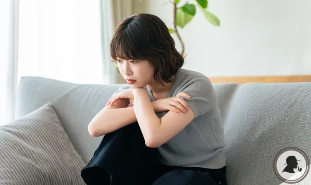 不安気な女性