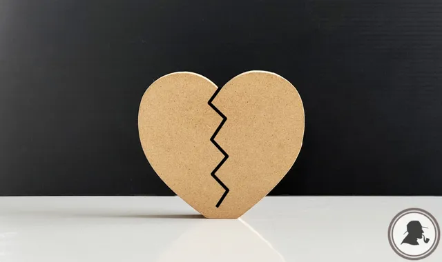 割れたハート